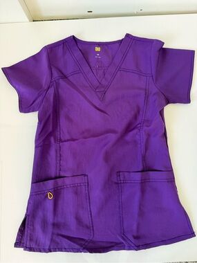 WonderWink Purple Scrub Set